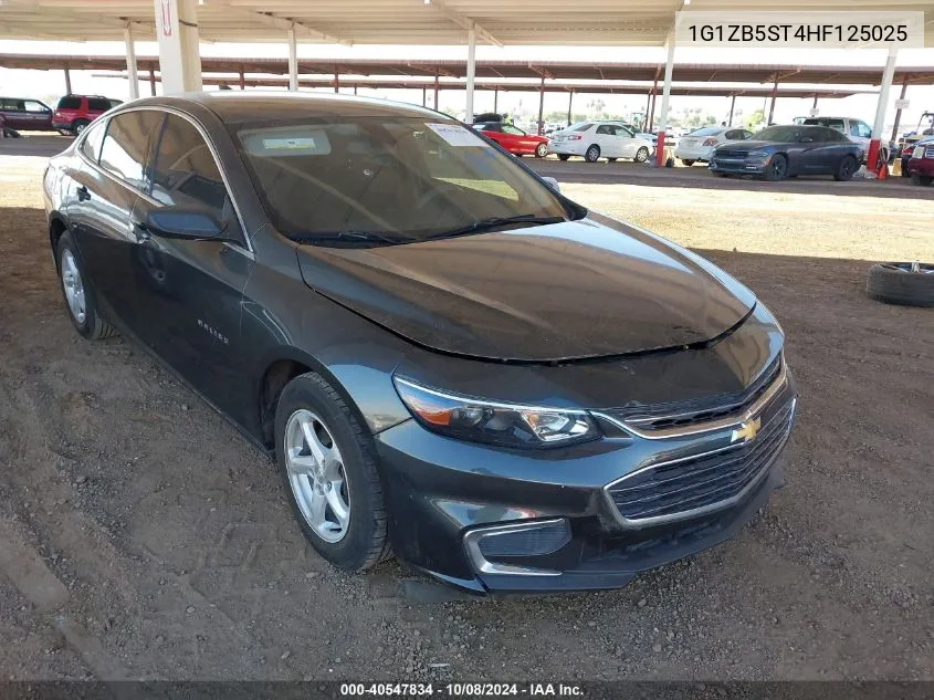 2017 Chevrolet Malibu Ls VIN: 1G1ZB5ST4HF125025 Lot: 40547834