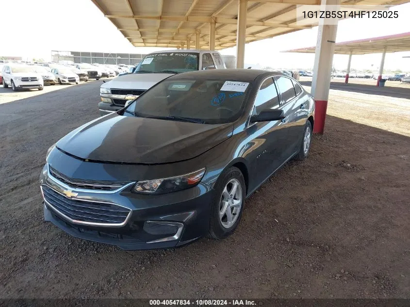 2017 Chevrolet Malibu Ls VIN: 1G1ZB5ST4HF125025 Lot: 40547834