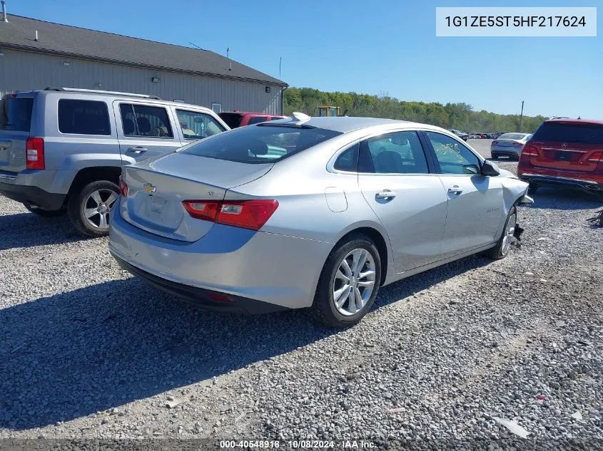 2017 Chevrolet Malibu 1Lt VIN: 1G1ZE5ST5HF217624 Lot: 40548918