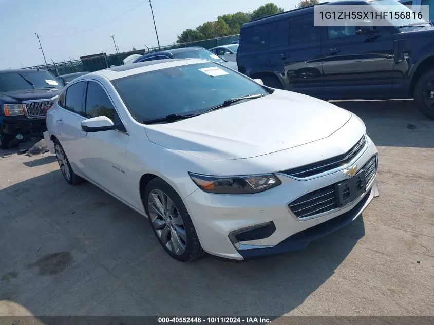 2017 Chevrolet Malibu Premier VIN: 1G1ZH5SX1HF156816 Lot: 40552448