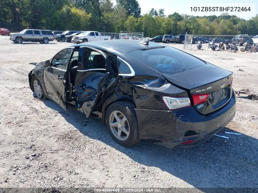 2017 Chevrolet Malibu Ls VIN: 1G1ZB5ST8HF272464 Lot: 40565669