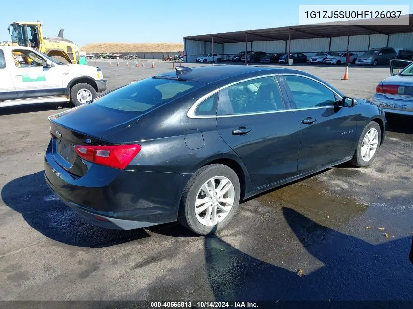 2017 Chevrolet Malibu Hybrid VIN: 1G1ZJ5SU0HF126037 Lot: 40565813