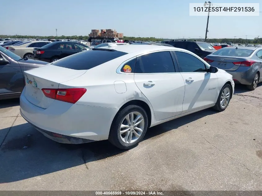 2017 Chevrolet Malibu 1Lt VIN: 1G1ZE5ST4HF291536 Lot: 40565959