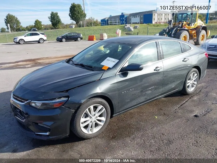 2017 Chevrolet Malibu Lt VIN: 1G1ZE5STXHF166007 Lot: 40572209