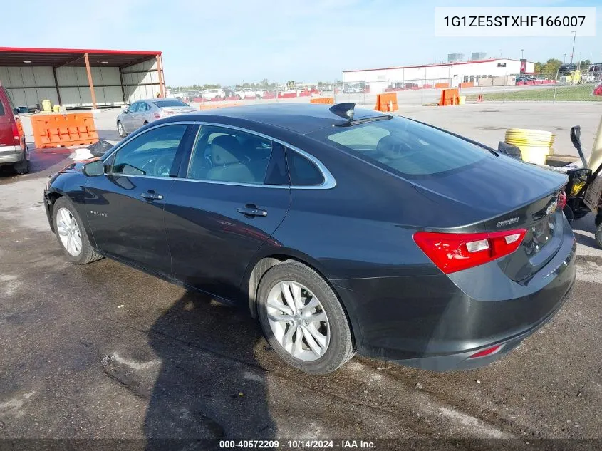 2017 Chevrolet Malibu Lt VIN: 1G1ZE5STXHF166007 Lot: 40572209