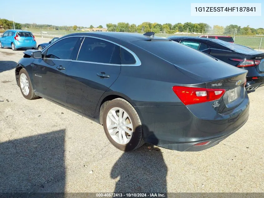 2017 Chevrolet Malibu 1Lt VIN: 1G1ZE5ST4HF187841 Lot: 40572413