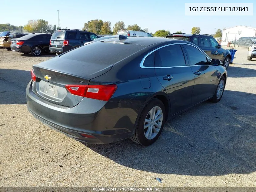 2017 Chevrolet Malibu 1Lt VIN: 1G1ZE5ST4HF187841 Lot: 40572413