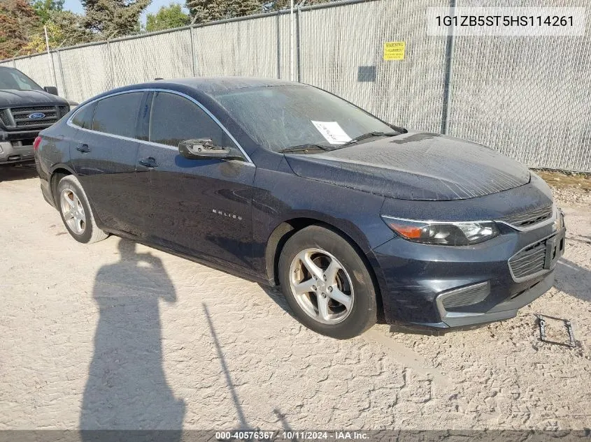 2017 Chevrolet Malibu Ls VIN: 1G1ZB5ST5HS114261 Lot: 40576367