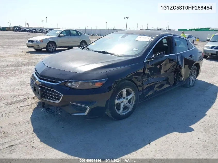 2017 Chevrolet Malibu 1Fl VIN: 1G1ZC5ST0HF268454 Lot: 40577686