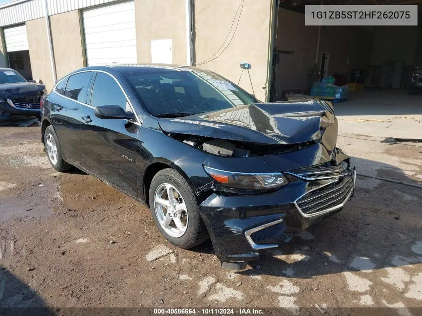 2017 Chevrolet Malibu Ls VIN: 1G1ZB5ST2HF262075 Lot: 40586664