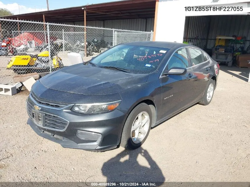 2017 Chevrolet Malibu Ls VIN: 1G1ZB5ST8HF227055 Lot: 40589296