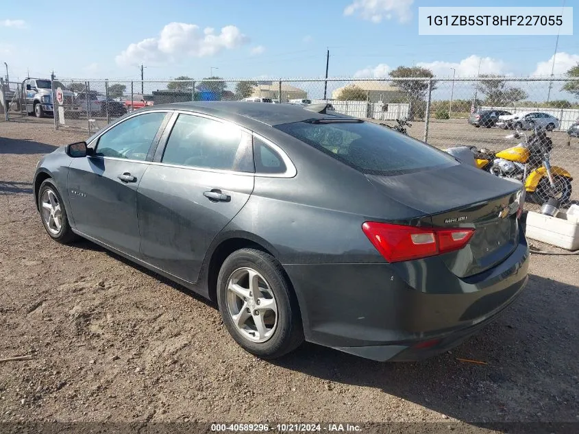 2017 Chevrolet Malibu Ls VIN: 1G1ZB5ST8HF227055 Lot: 40589296