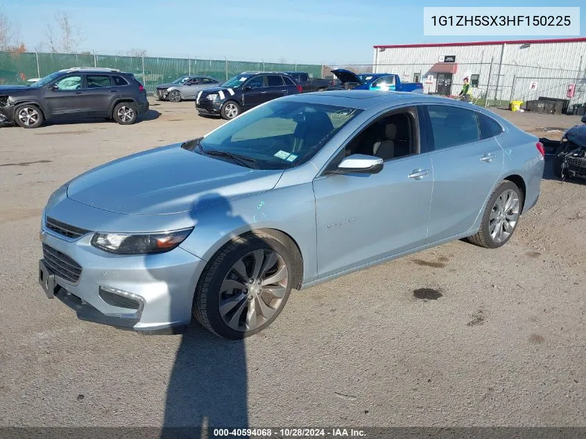 2017 Chevrolet Malibu Premier VIN: 1G1ZH5SX3HF150225 Lot: 40594068