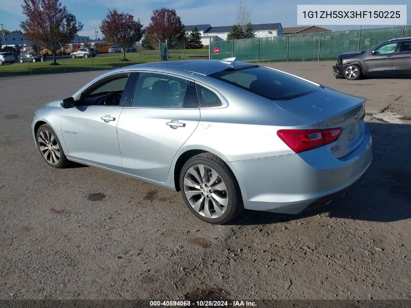 2017 Chevrolet Malibu Premier VIN: 1G1ZH5SX3HF150225 Lot: 40594068