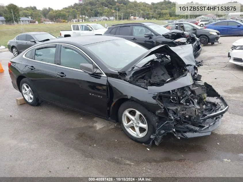 2017 Chevrolet Malibu Ls VIN: 1G1ZB5ST4HF153875 Lot: 40597428