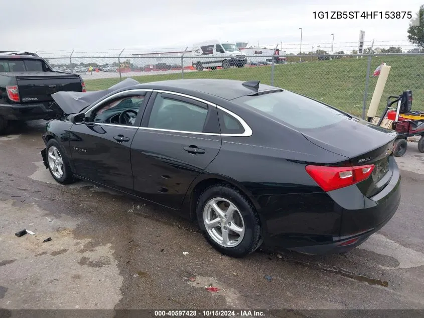 2017 Chevrolet Malibu Ls VIN: 1G1ZB5ST4HF153875 Lot: 40597428