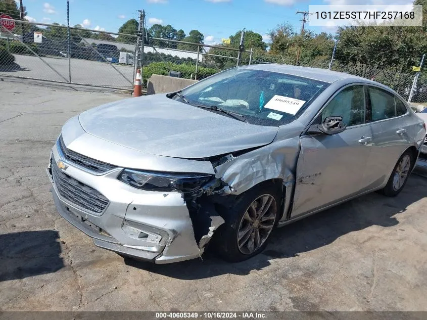 2017 Chevrolet Malibu 1Lt VIN: 1G1ZE5ST7HF257168 Lot: 40605349