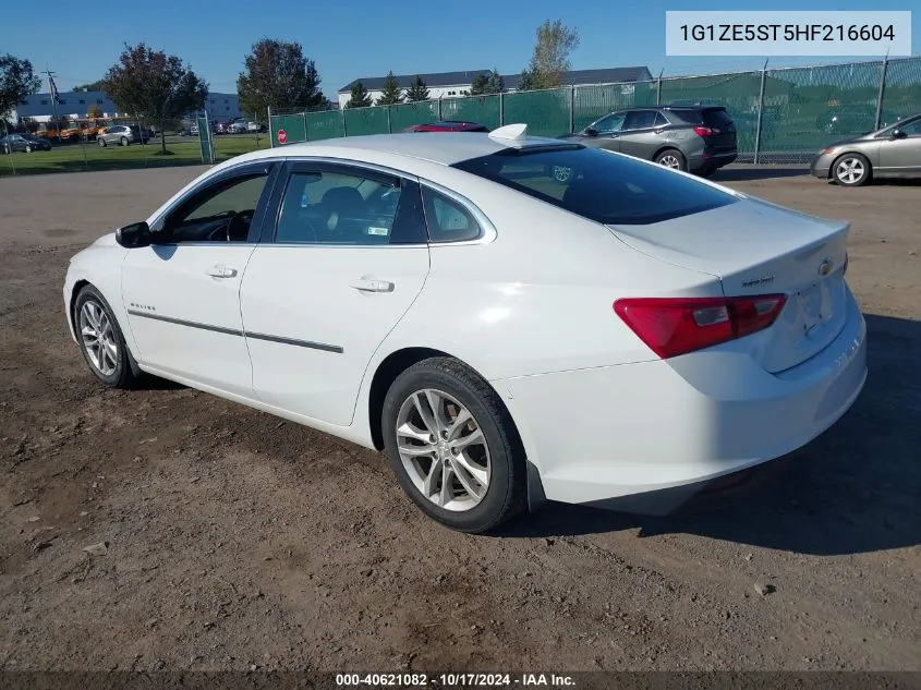 2017 Chevrolet Malibu 1Lt VIN: 1G1ZE5ST5HF216604 Lot: 40621082