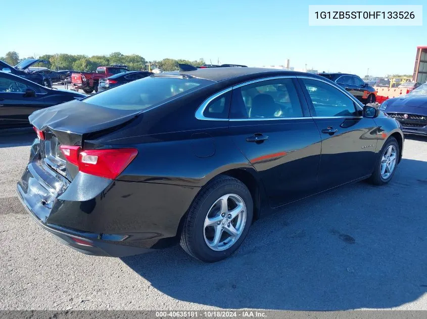 2017 Chevrolet Malibu Ls VIN: 1G1ZB5ST0HF133526 Lot: 40635181