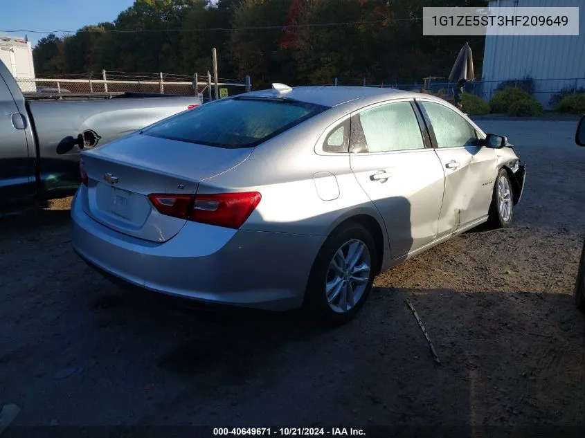 2017 Chevrolet Malibu 1Lt VIN: 1G1ZE5ST3HF209649 Lot: 40649671