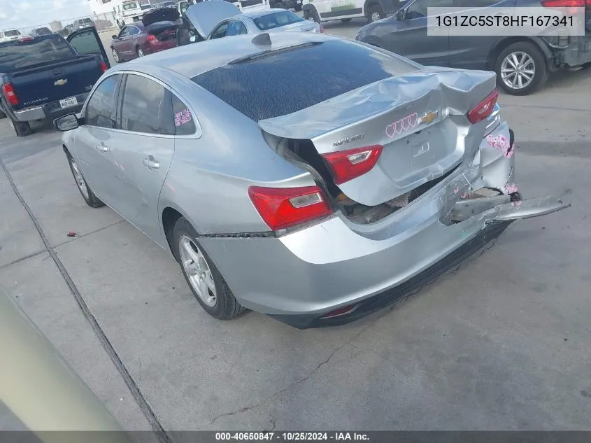 1G1ZC5ST8HF167341 2017 Chevrolet Malibu 1Fl