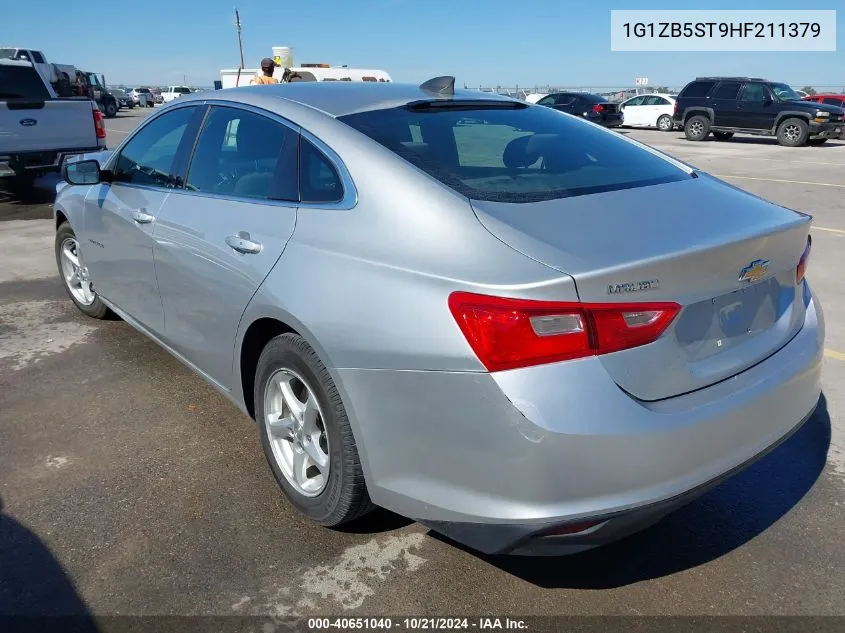 2017 Chevrolet Malibu Ls VIN: 1G1ZB5ST9HF211379 Lot: 40651040