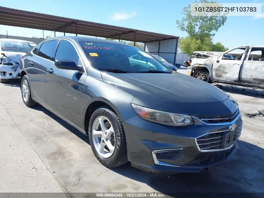 2017 Chevrolet Malibu Ls VIN: 1G1ZB5ST2HF103783 Lot: 40654345