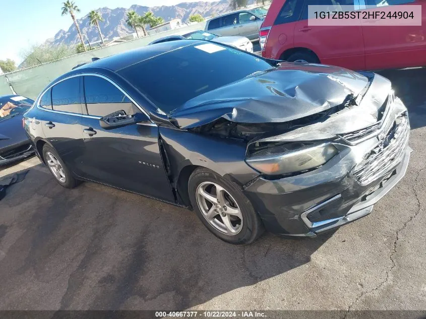 2017 Chevrolet Malibu Ls VIN: 1G1ZB5ST2HF244904 Lot: 40667377