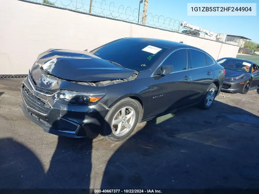 2017 Chevrolet Malibu Ls VIN: 1G1ZB5ST2HF244904 Lot: 40667377