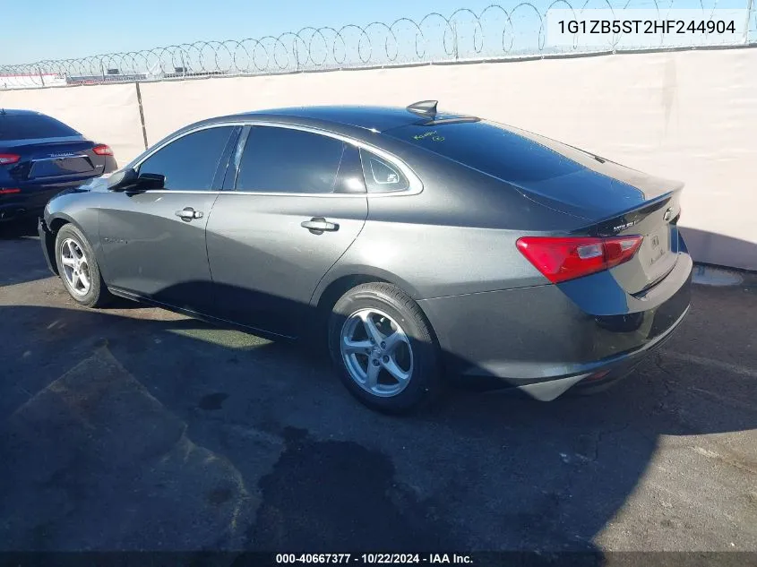 2017 Chevrolet Malibu Ls VIN: 1G1ZB5ST2HF244904 Lot: 40667377