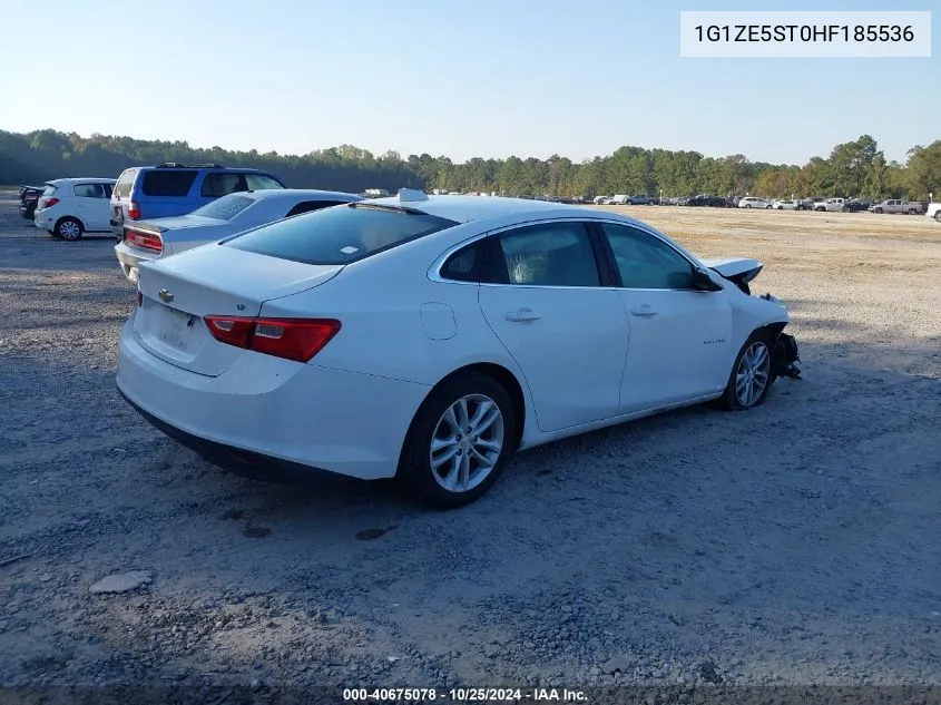 1G1ZE5ST0HF185536 2017 Chevrolet Malibu 1Lt