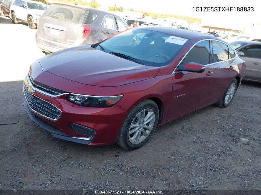 1G1ZE5STXHF188833 2017 Chevrolet Malibu 1Lt