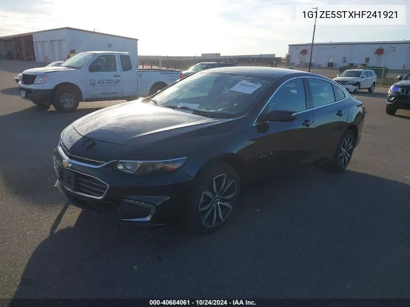 2017 Chevrolet Malibu 1Lt VIN: 1G1ZE5STXHF241921 Lot: 40684061