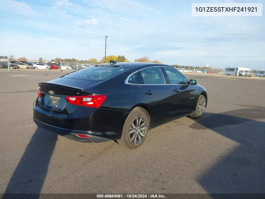 2017 Chevrolet Malibu 1Lt VIN: 1G1ZE5STXHF241921 Lot: 40684061