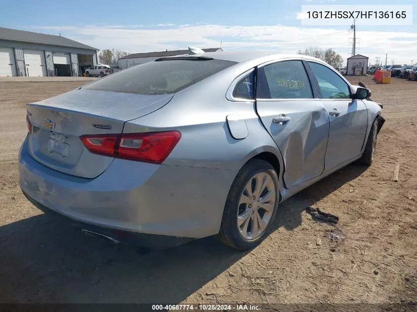 2017 Chevrolet Malibu Premier VIN: 1G1ZH5SX7HF136165 Lot: 40687774