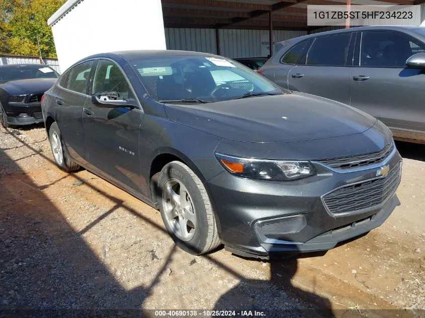 2017 Chevrolet Malibu Ls VIN: 1G1ZB5ST5HF234223 Lot: 40690138