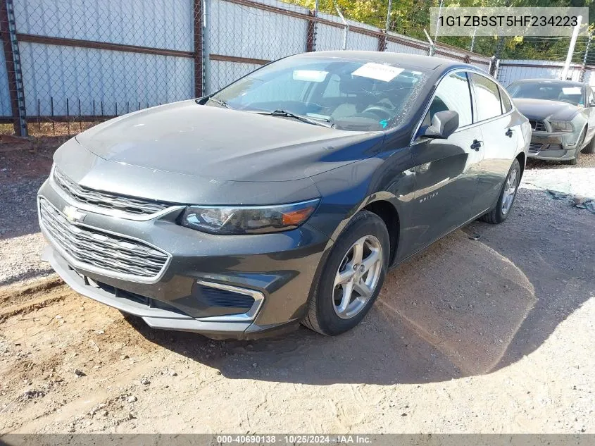 2017 Chevrolet Malibu Ls VIN: 1G1ZB5ST5HF234223 Lot: 40690138