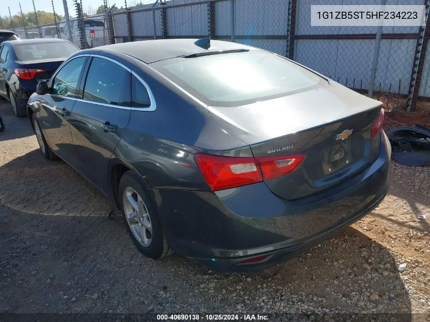 2017 Chevrolet Malibu Ls VIN: 1G1ZB5ST5HF234223 Lot: 40690138