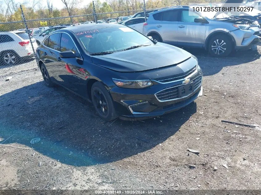 1G1ZB5ST8HF150297 2017 Chevrolet Malibu Ls