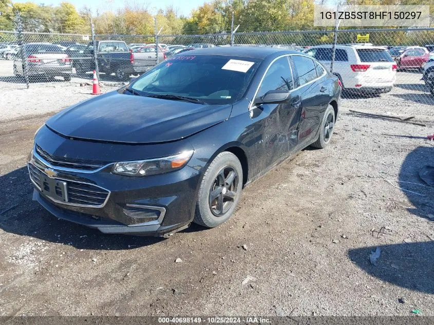 1G1ZB5ST8HF150297 2017 Chevrolet Malibu Ls