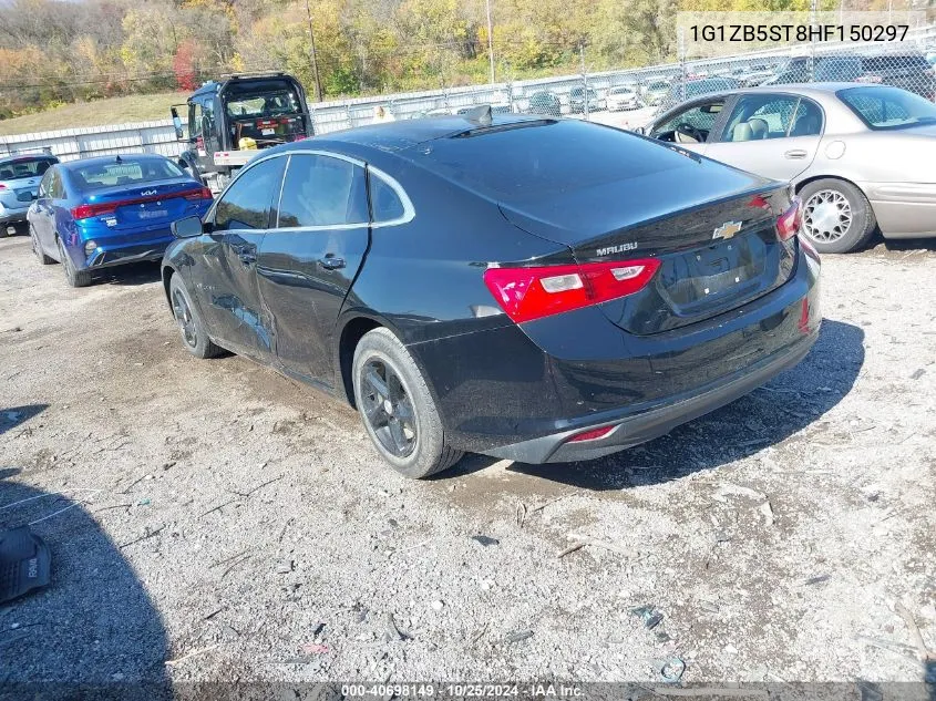 2017 Chevrolet Malibu Ls VIN: 1G1ZB5ST8HF150297 Lot: 40698149