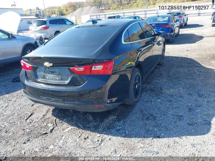 2017 Chevrolet Malibu Ls VIN: 1G1ZB5ST8HF150297 Lot: 40698149