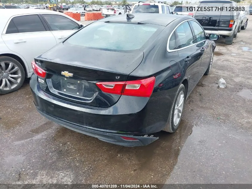 2017 Chevrolet Malibu 1Lt VIN: 1G1ZE5ST7HF125883 Lot: 40701289