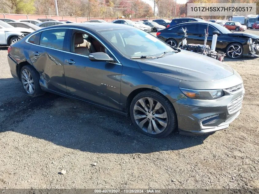 2017 Chevrolet Malibu Premier VIN: 1G1ZH5SX7HF260517 Lot: 40702907