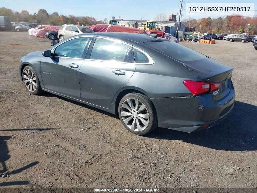 2017 Chevrolet Malibu Premier VIN: 1G1ZH5SX7HF260517 Lot: 40702907