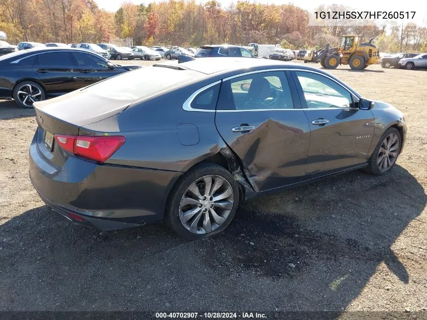 2017 Chevrolet Malibu Premier VIN: 1G1ZH5SX7HF260517 Lot: 40702907