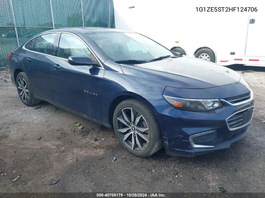 2017 Chevrolet Malibu 1Lt VIN: 1G1ZE5ST2HF124706 Lot: 40705179