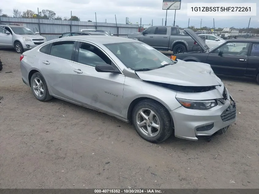 2017 Chevrolet Malibu Ls VIN: 1G1ZB5ST5HF272261 Lot: 40715352