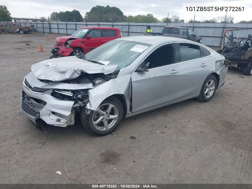 2017 Chevrolet Malibu Ls VIN: 1G1ZB5ST5HF272261 Lot: 40715352