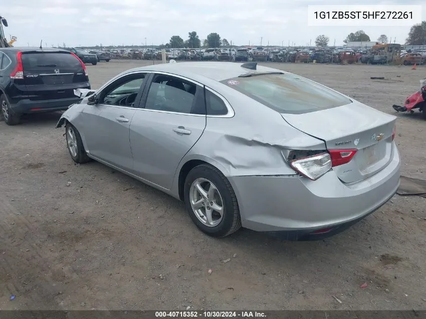 2017 Chevrolet Malibu Ls VIN: 1G1ZB5ST5HF272261 Lot: 40715352